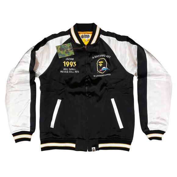 BAPE Japan Souvenir Jacket Coat BlackA Bathing Ape